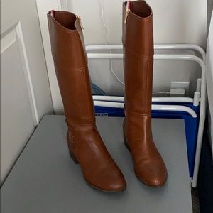 Brown tall boots